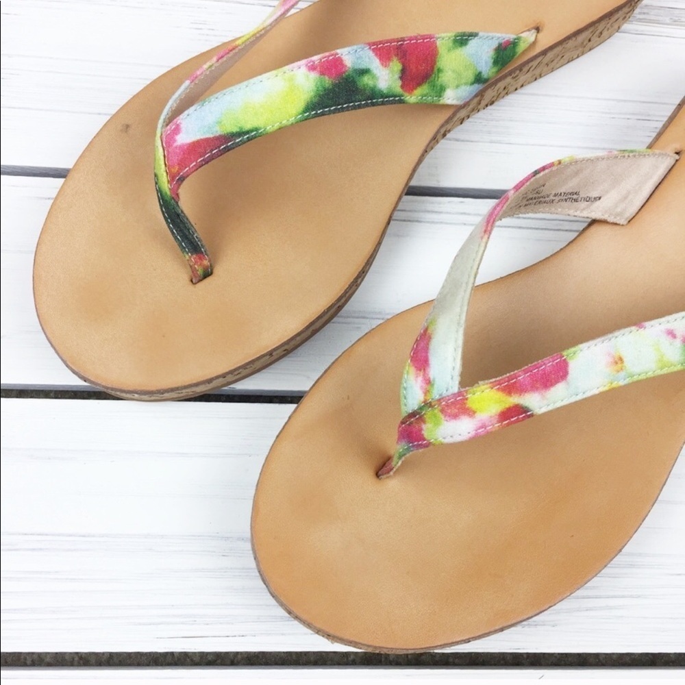 BP Watercolor Slip On Summer Sandals 7 - Picture 3 of 8
